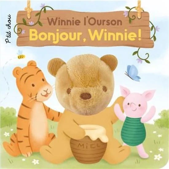 Livre marionnette:Winnie l’ourson-Bonjour, Winnie!