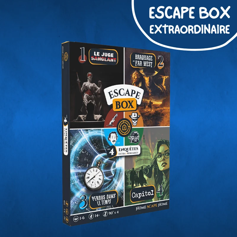 Escape Box - Les 4 enquêtes extraordinaires