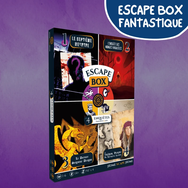 Escape Box - Les 4 enquêtes fantastiques