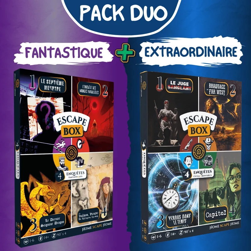 Pack Duo • Fantastique + Extraordinaire