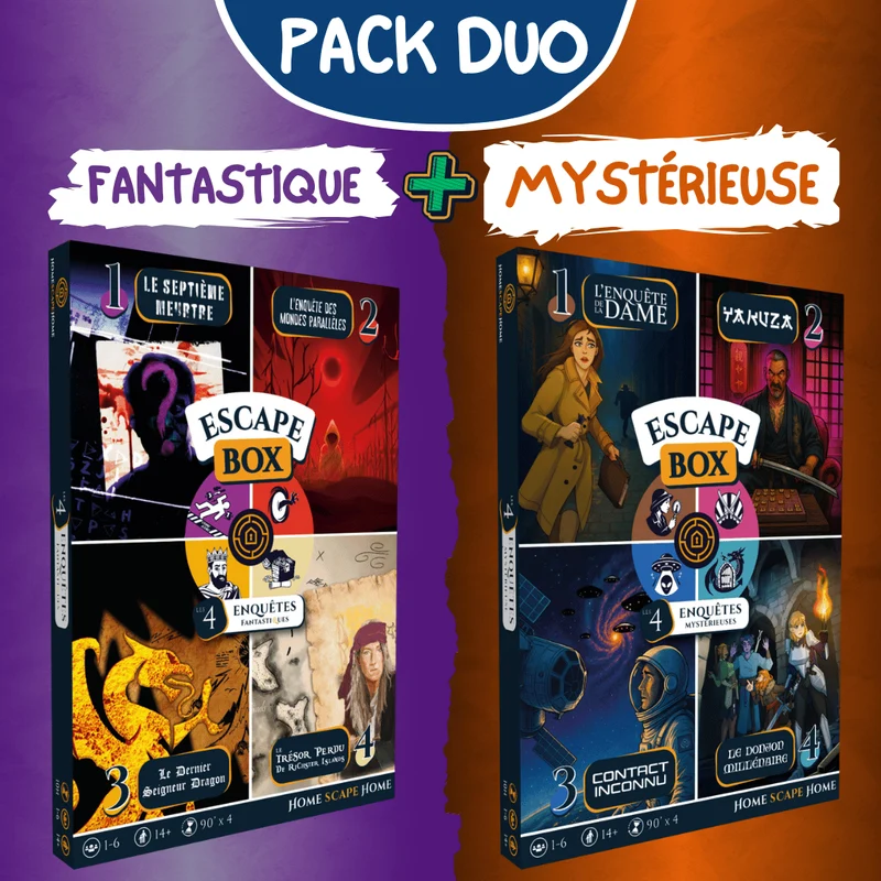 Pack Duo • Fantastique + Mystérieuse