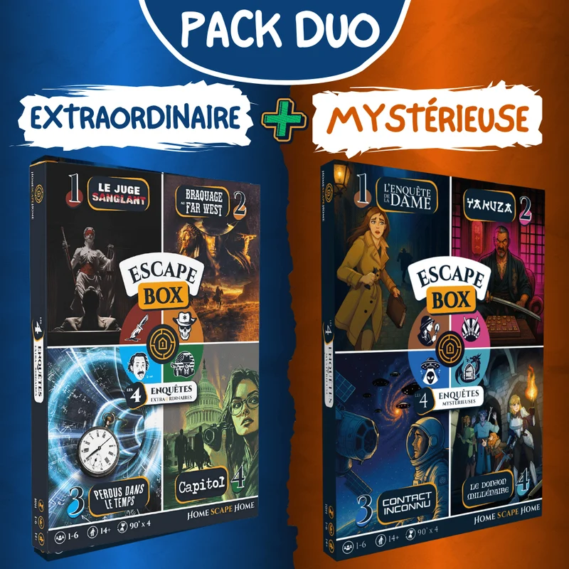 Pack Duo • Extraordinaire + Mystérieuse