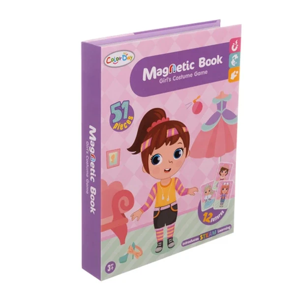 Puzzle 3 ans fille – puzzle magnétique d’habillage mode