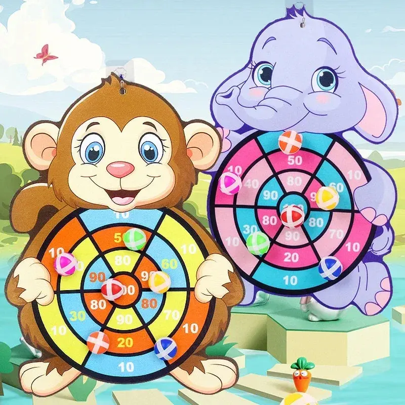 Cible Montessori à balles collantes – Jeu d’adresse pour enfants