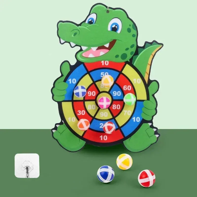 Cible Montessori à balles collantes – Jeu d’adresse pour enfants