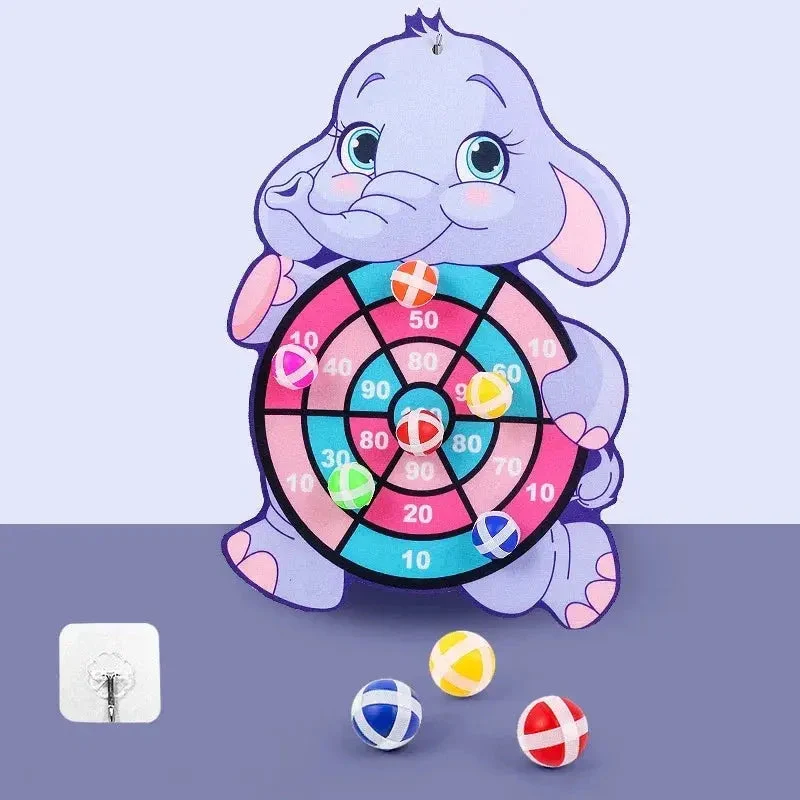 Cible Montessori à balles collantes – Jeu d’adresse pour enfants
