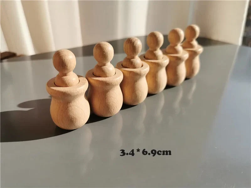 Jouet de tri Montessori en bois – Couleurs, motricité et découverte