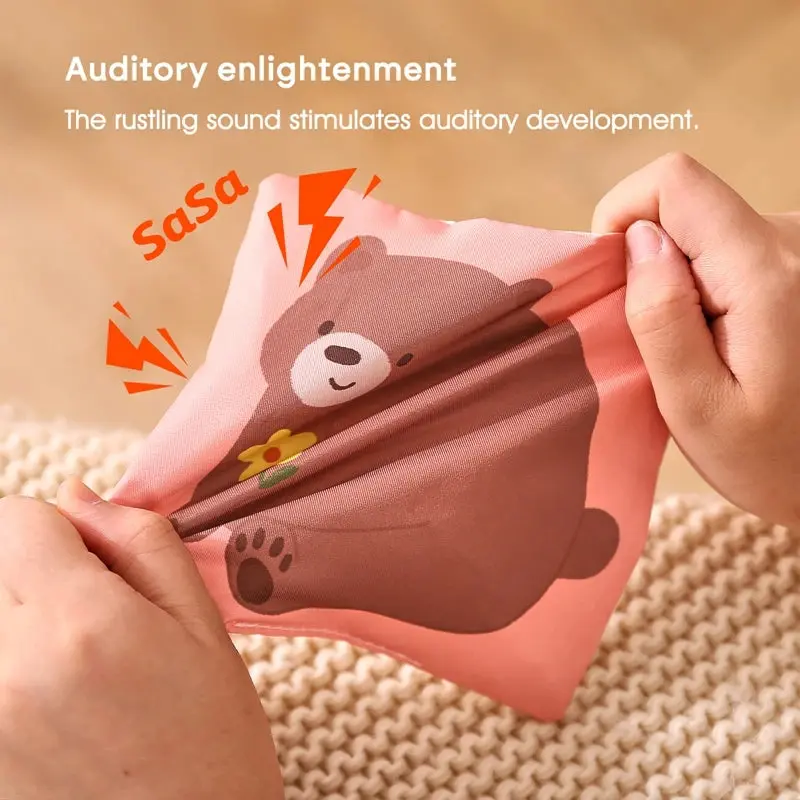 Jouet Montessori Tissu Magique – Développement Sensoriel