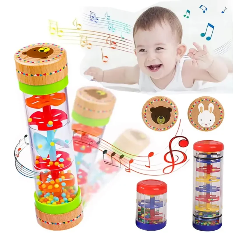 Rainmaker Montessori – Bâton de pluie sensoriel musical pour bébé