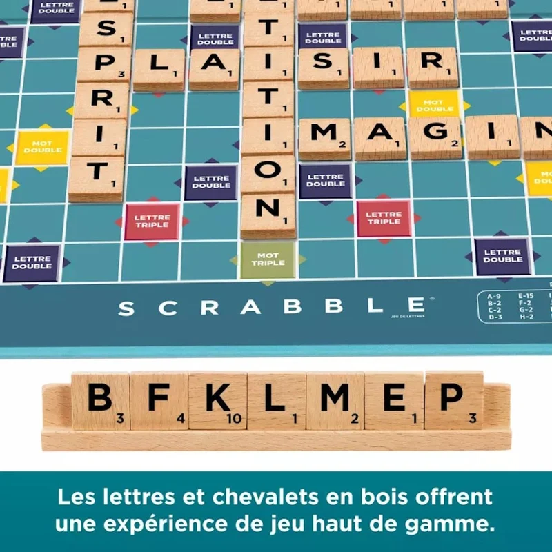 Scrabble Classique & Coopératif (En bois)
