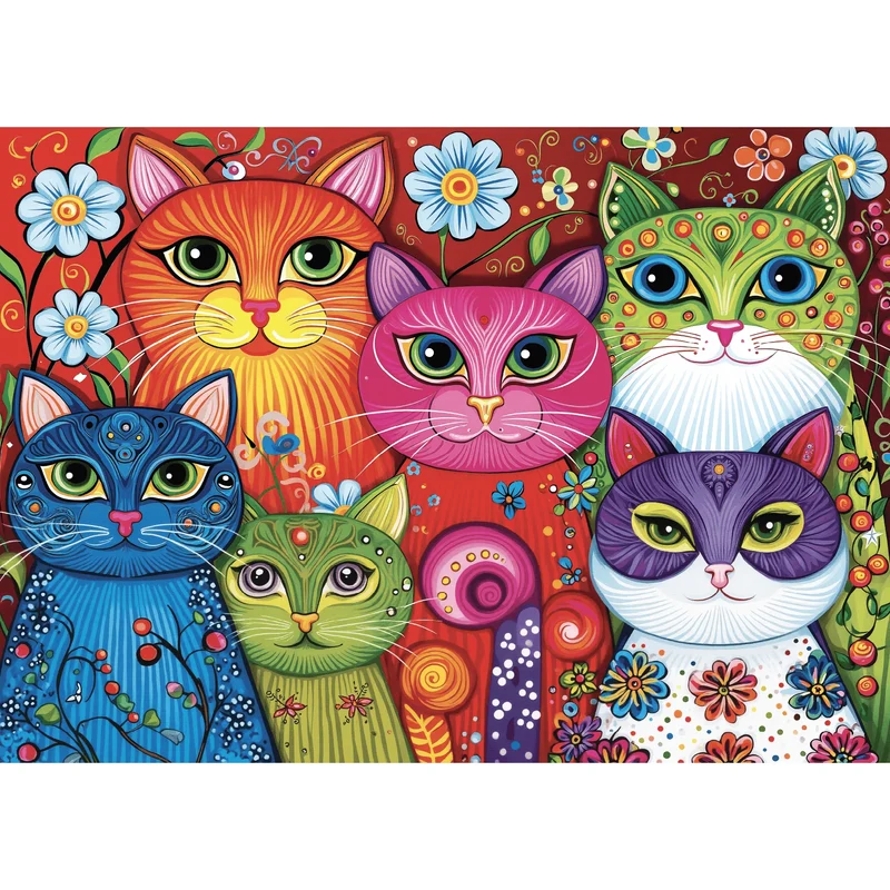 Patterned Purr Group (1000 pcs)