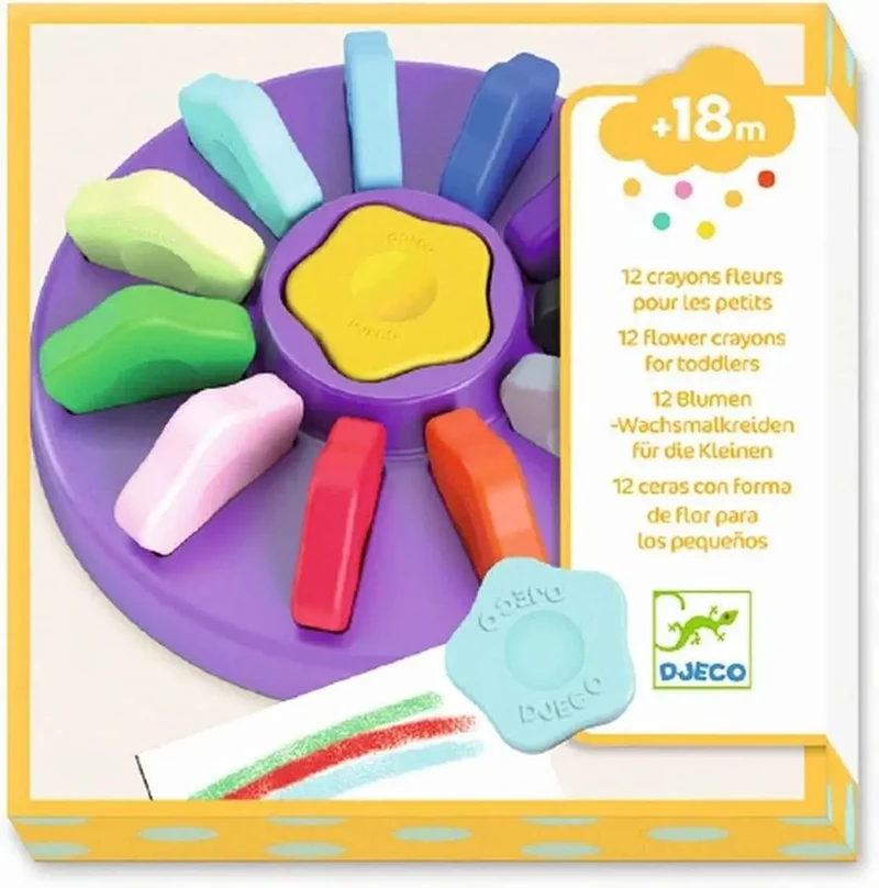 Crayons Ergonomiques en Forme de Fleur