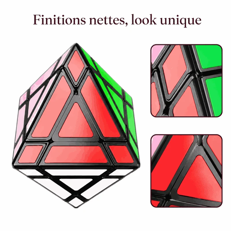 Cube Octaèdre 3x3 – Cube Casse-Tête Géométrique