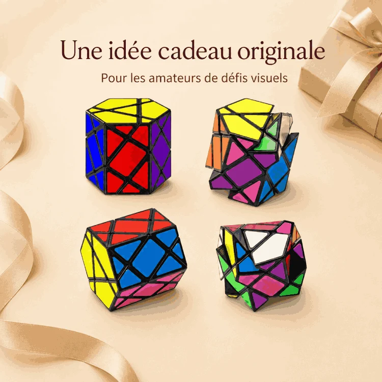 Cube 3x3 Prisme Hexagonal – Casse-Tête Transformable