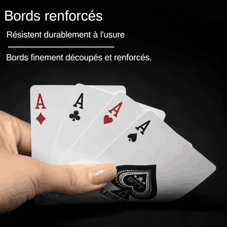 Jeu de Cartes Étanche Classique - Bleu