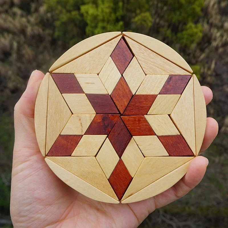 Casse-Tête en bois Tangram : le défi puzzle rapide & créatif