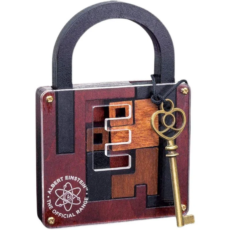 Casse-tête en bois – La Clé d’Einstein (IQ Lock)
