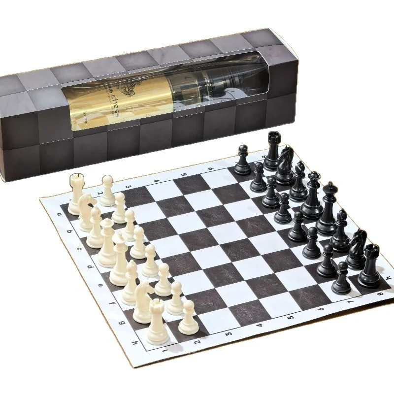 Jeu d'échecs pliable Royal - voyage de luxe