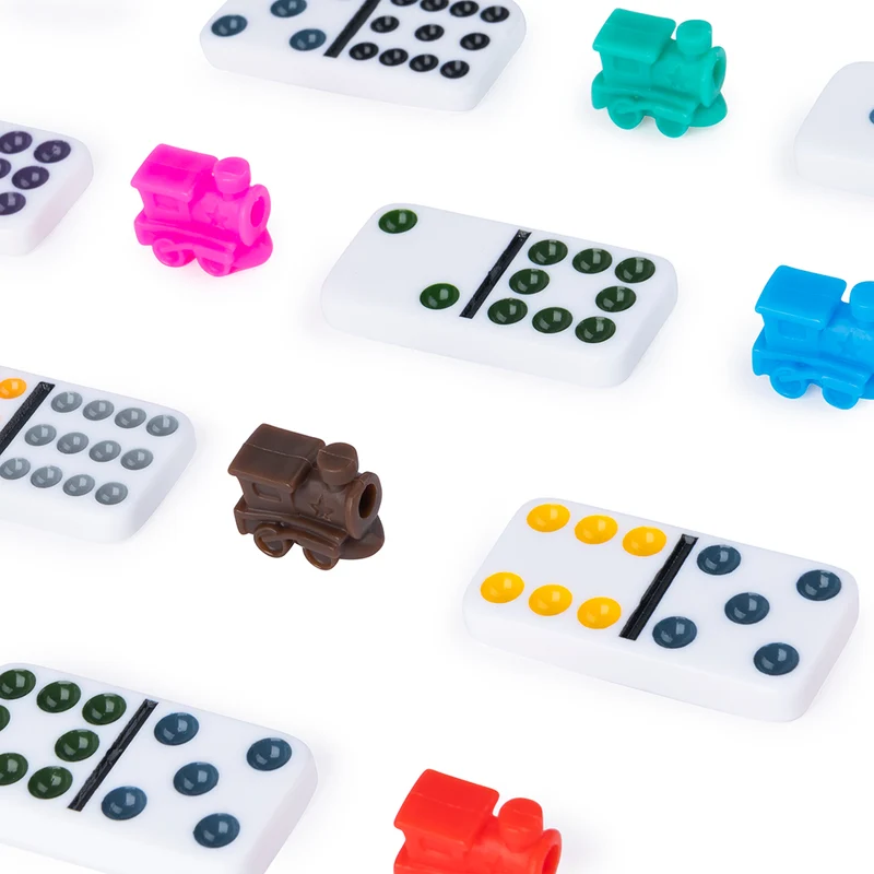 Dominos Double 12 dans une boîte en métal
