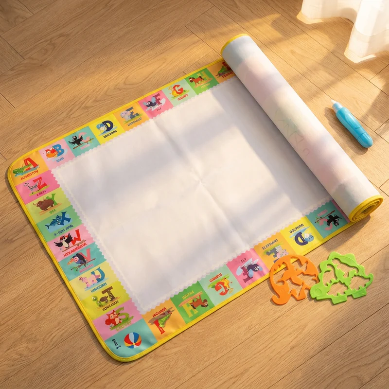 Tapis Magique à Dessiner à l'Eau · Grand Format 100 × 80 cm Sans Tache | Les Petiots™