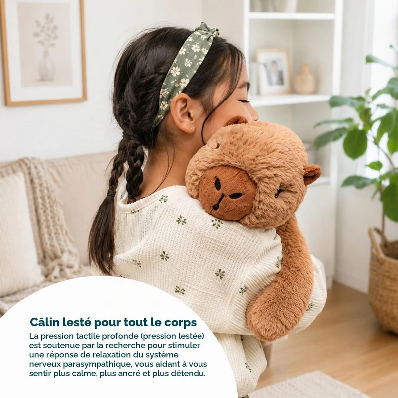 Peluche lestée 4,5 livre Cam le Capybara