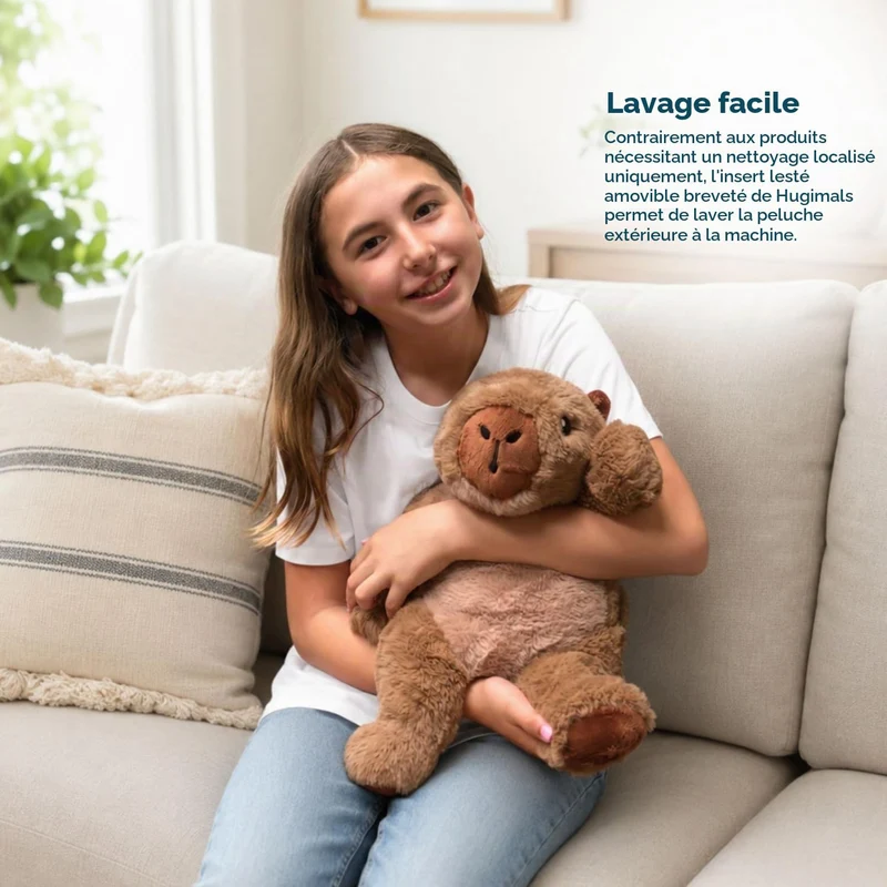 Peluche lestée 4,5 livre Cam le Capybara