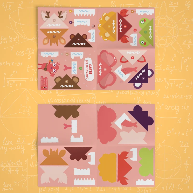 10 Origamis marque-pages Animaux du monde