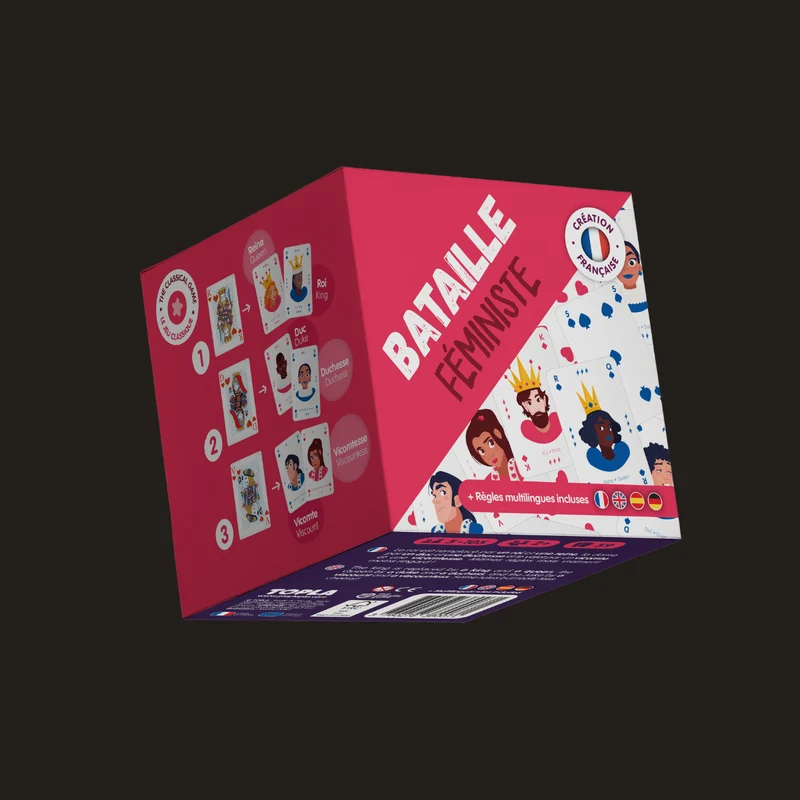 Bataille Féministe - Le classique jeu de 52 cartes revisité