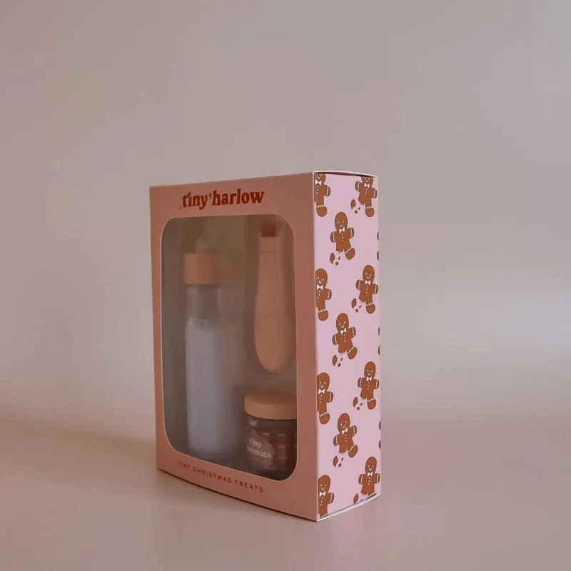 Biberon & petit pot spécial pain d'épices pour poupée