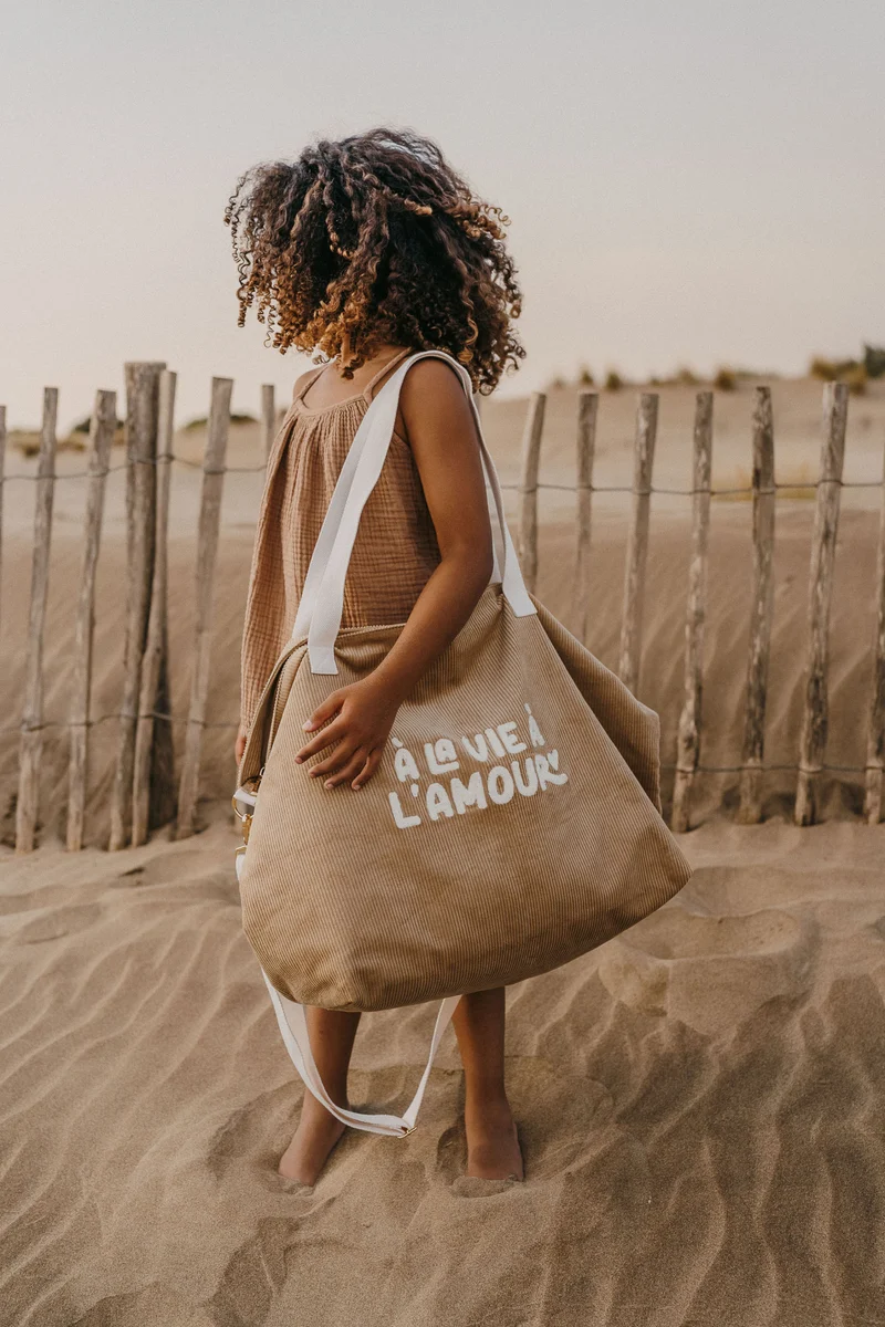 Sac XL velours - A la vie à l'amour
