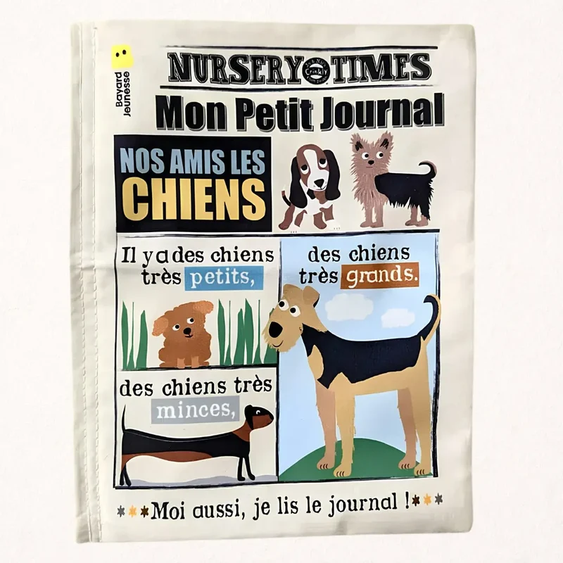 La gazette "Mon journal en tissus Nos amis les chiens"