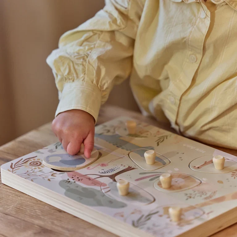 Puzzle sonore en Bois Safari Friends