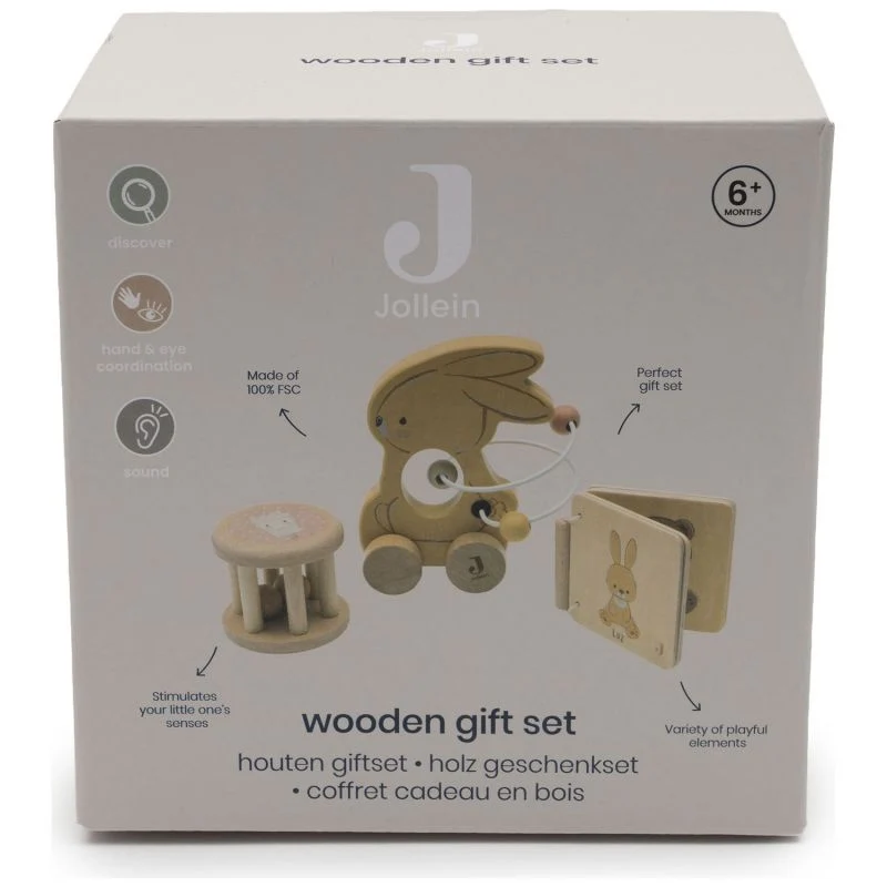 Coffret cadeau jouets en bois Bunny Luz