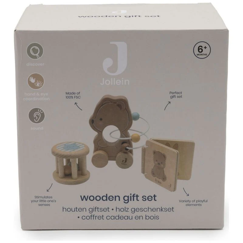 Coffret cadeau jouets en bois Bear Brave