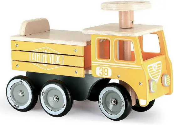 porteur camion de chantier en bois Vilac