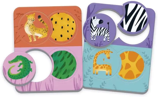 Little Match - Animaux et Pelages, jeu educatif pour apprendre les animaux