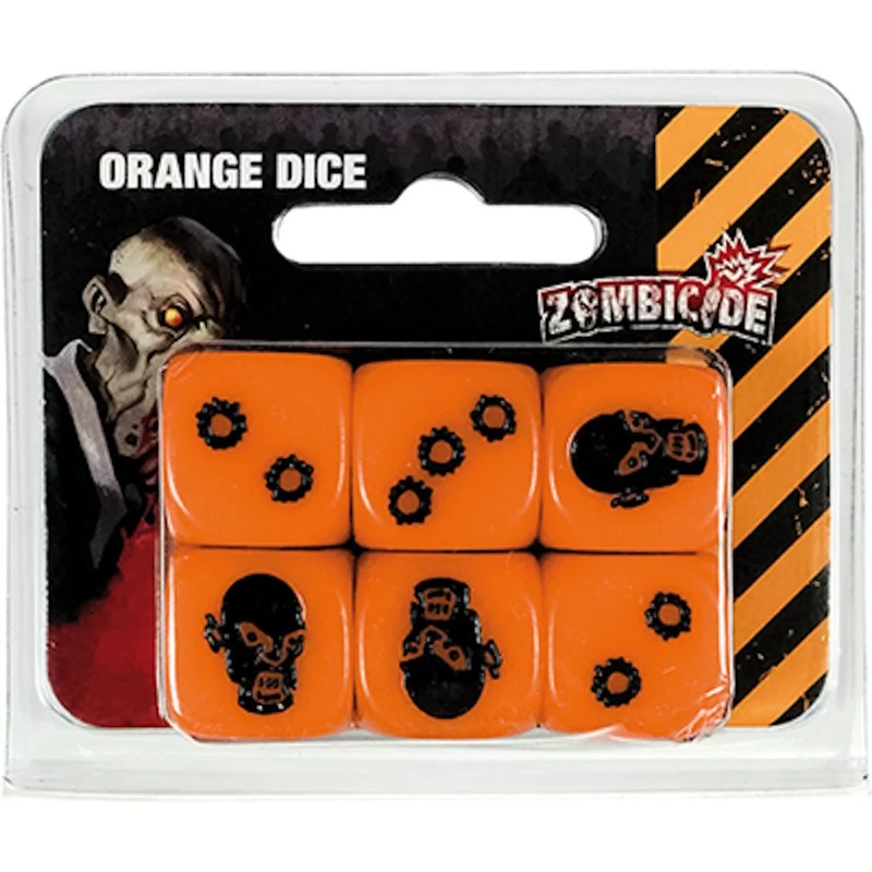 Zombicide : Set De Dés Orange