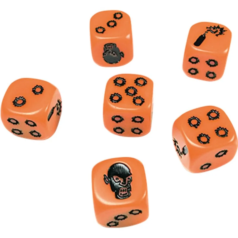 Zombicide : Set De Dés Orange