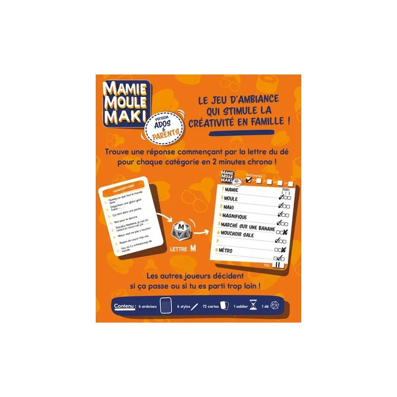 Mamie Moule Maki - Version Ados & Parents