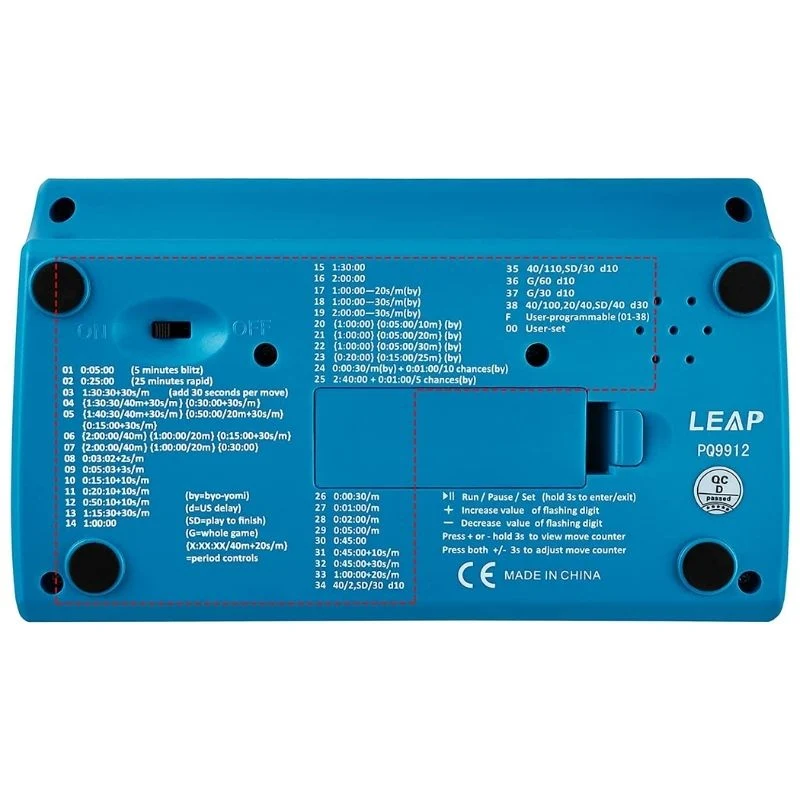 Pendule d'échecs Électronique Multi-fonction LEAP