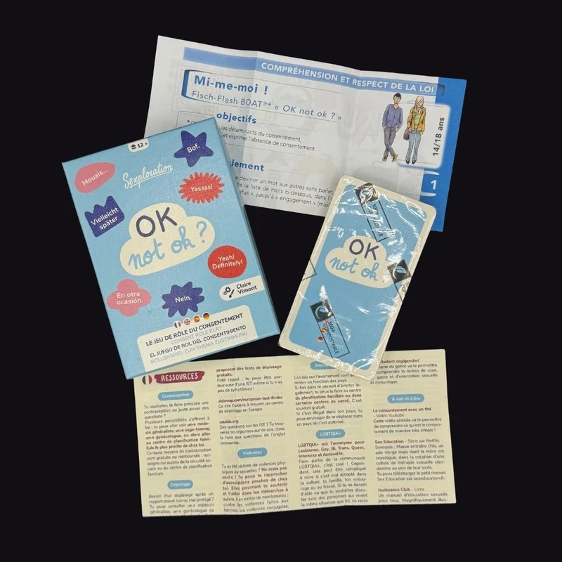 OK not ok? Jeu interactif sur le consentement pour ados et adultes