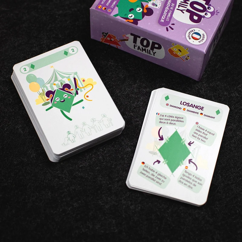 Top Family - Jeu de 7 familles mathématique