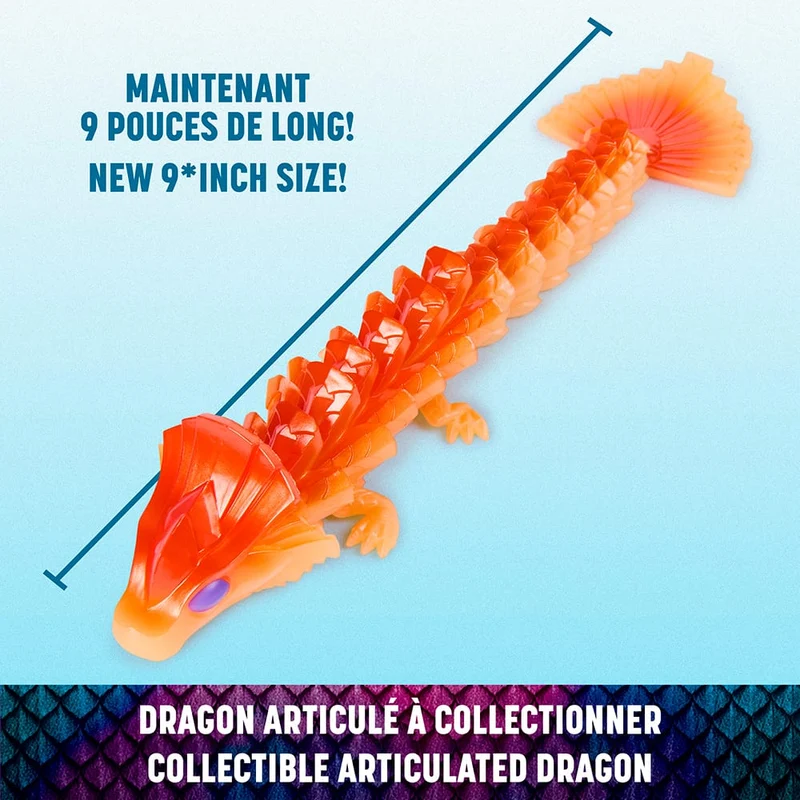 CrystaLynx - Figurine articulée dragon à collectionner de 22,8 cm (assortiment)