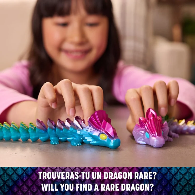 CrystaLynx - Figurine articulée dragon à collectionner de 22,8 cm (assortiment)