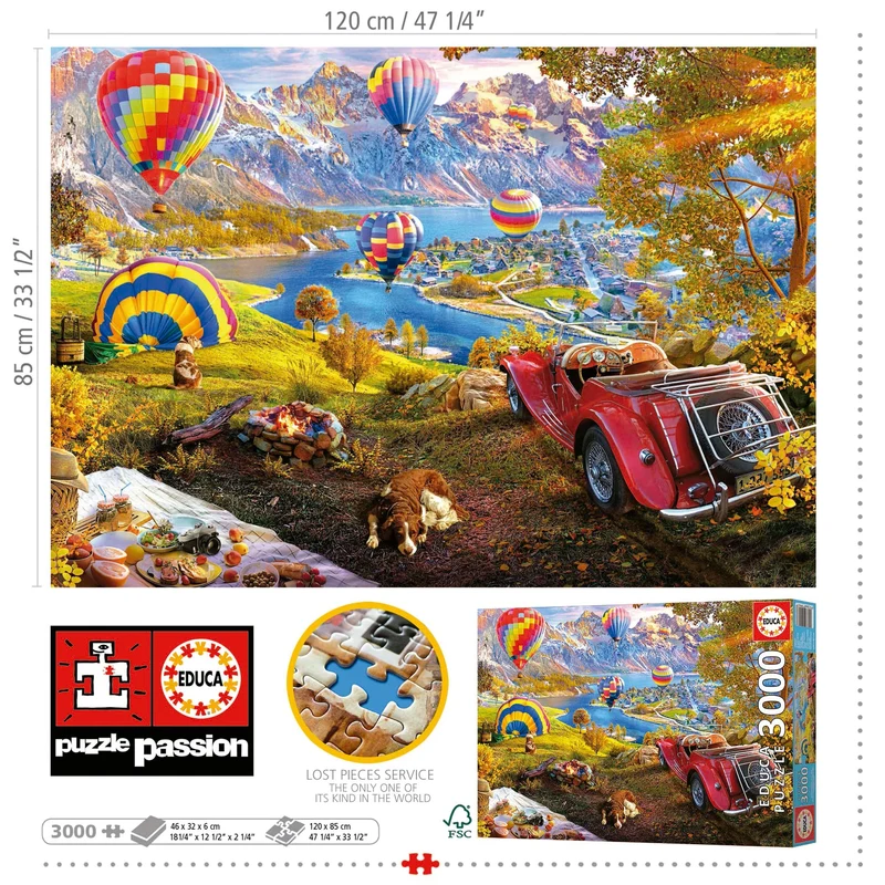 Vallée des Montgolfières (3000 pcs)