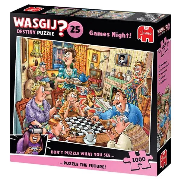 Wasgij Destiny 25 - Soirée jeux | Games Night! (1000 pcs)