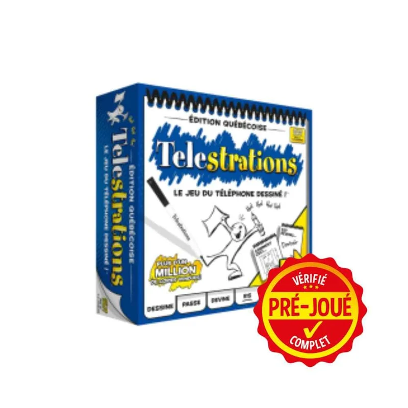 Telestrations Édition québécoise (pré-joué) (FR)