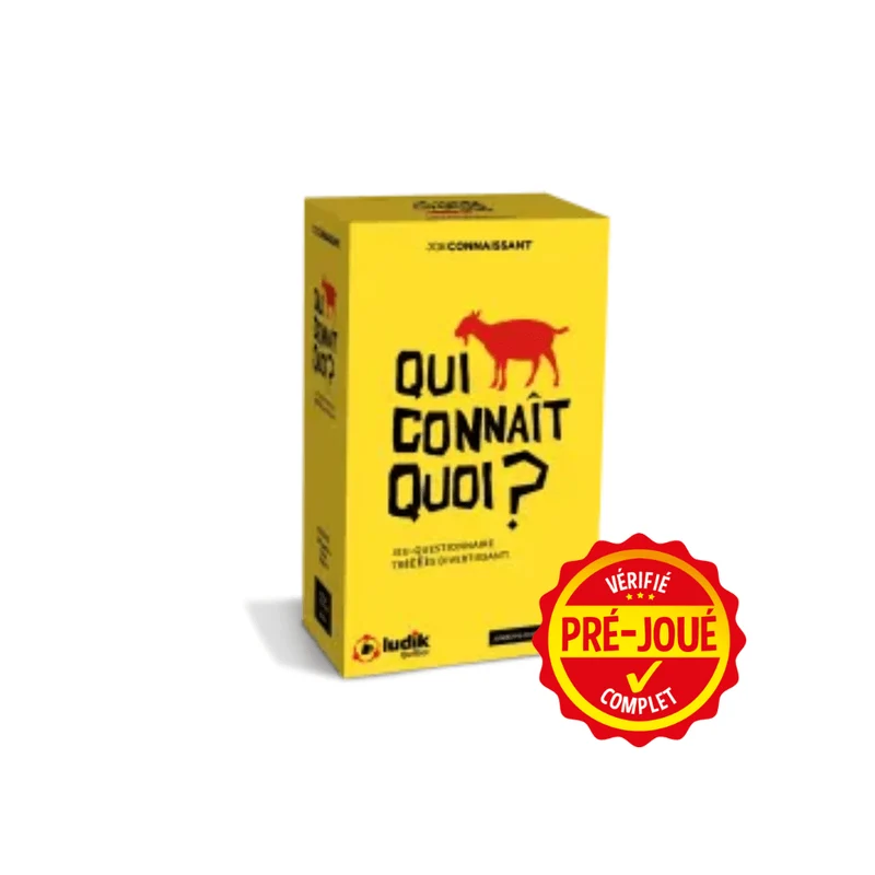 Qui connaît quoi? (pré-joué) (FR)