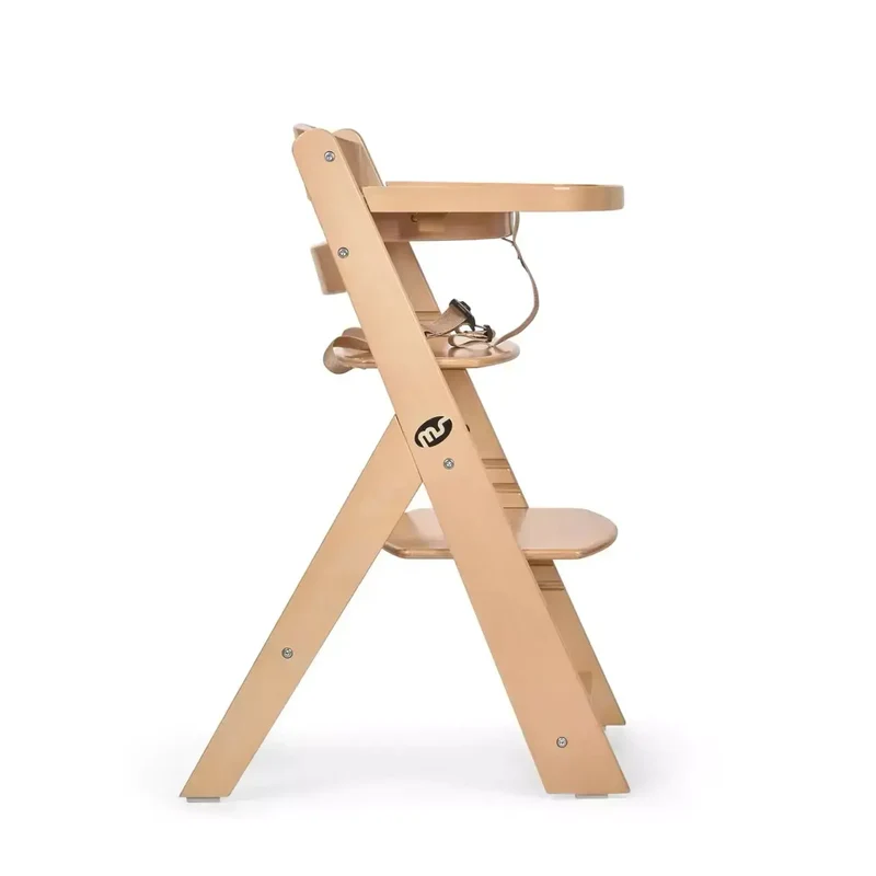 Chaise Haute 2-en-1 en Bois pour Bébé et Enfant - Évolutive de 6 Mois à 10 Ans