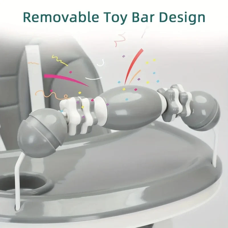 Chaise Haute pour Bébé et Tout-Petit - Pliable et Réglable